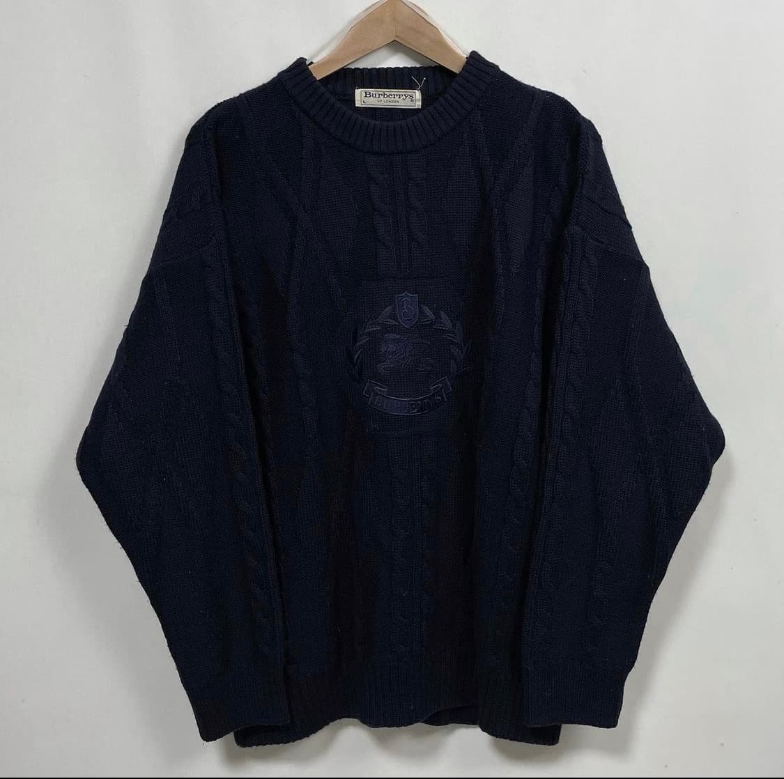 버버리 90s 아카이브 크루넥 니트 상품이미지2