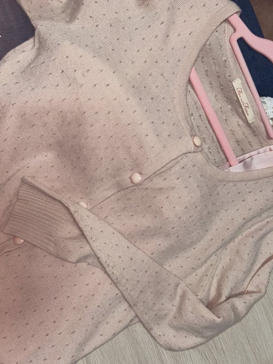 리본 포켓 가디건 상품이미지2