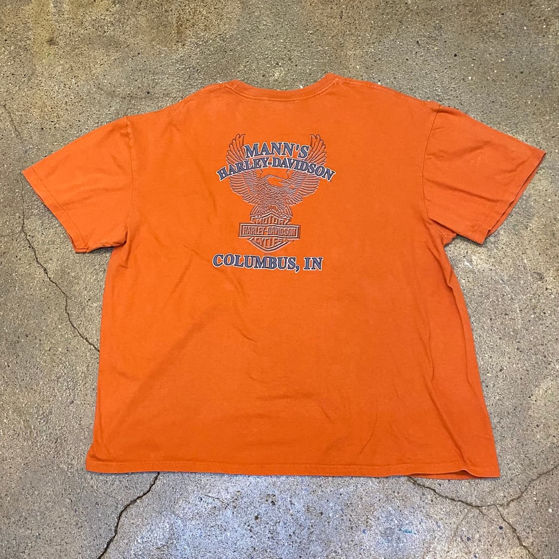 미국 빈티지 할리데이비슨 로고 프린팅 반팔티 티셔츠 상품이미지6