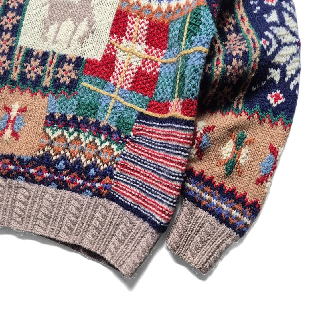 [M] 빈티지 노르딕 핸드메이드 니트 상품이미지5