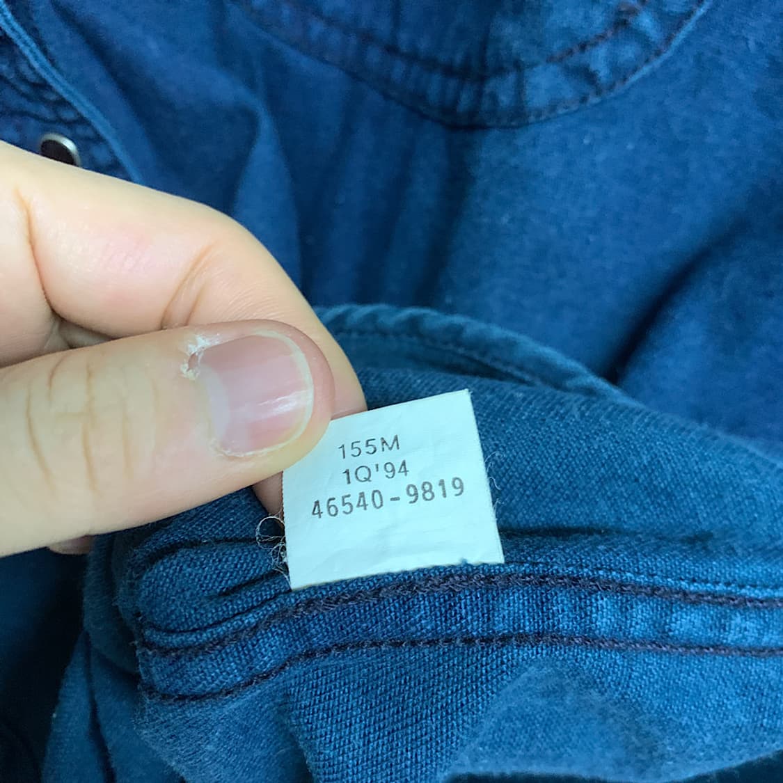 90s 리바이스 여성 빈티지 데님 셔츠 남방 M 상품이미지4