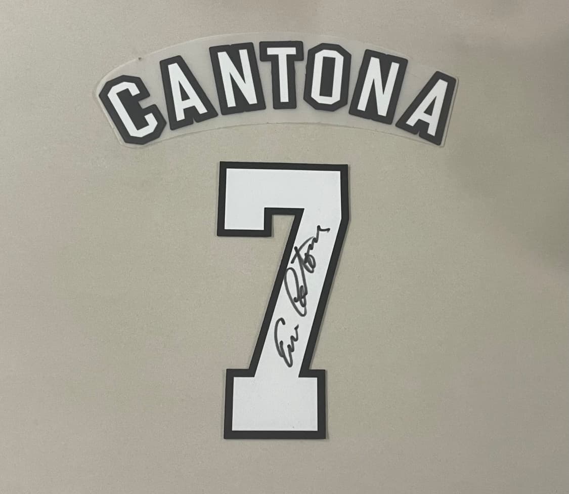 [인증가능] 에릭 칸토나 친필싸인 네임셋 판매 상품이미지2