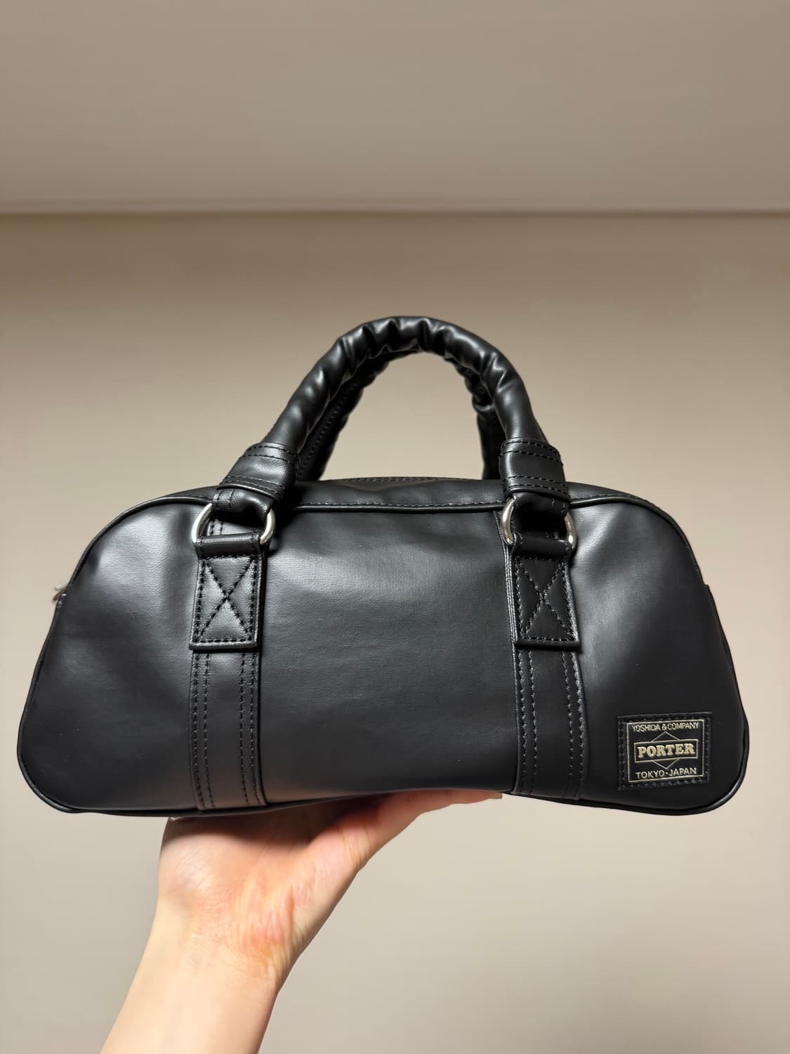 요시다 포터 프리스타일 미니 보스턴백 블랙 판매합니다! 상품이미지1