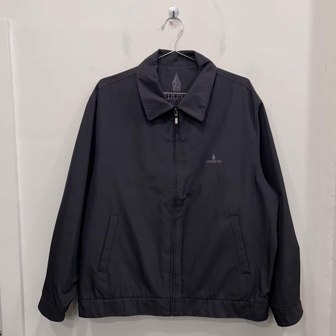 런던포그 스몰로고 나일론 카라 집업 자켓 상품이미지2