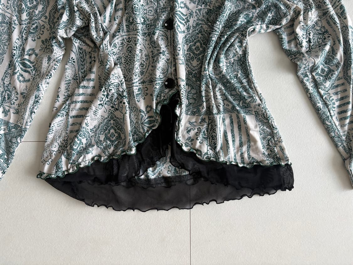 vintage paisley button blouse 상품이미지3