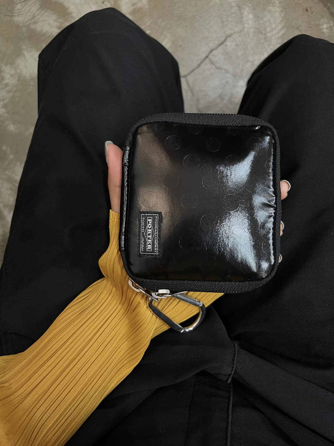 Porter 포터 도트 지갑 블랙 상품이미지2