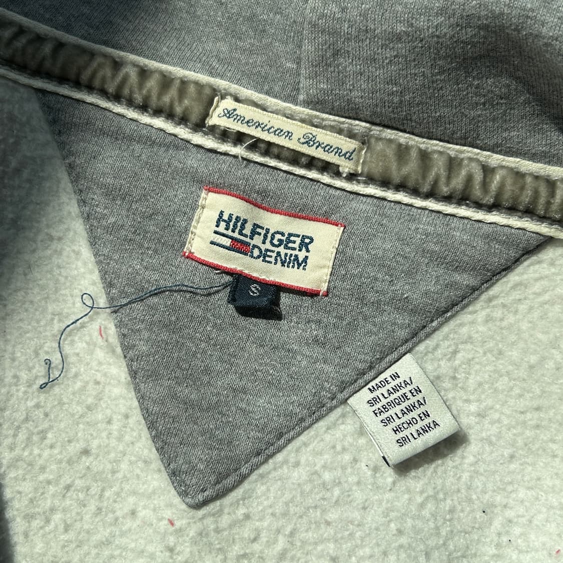 타미힐피거 패치로고 그레이 후드집업 상품이미지8