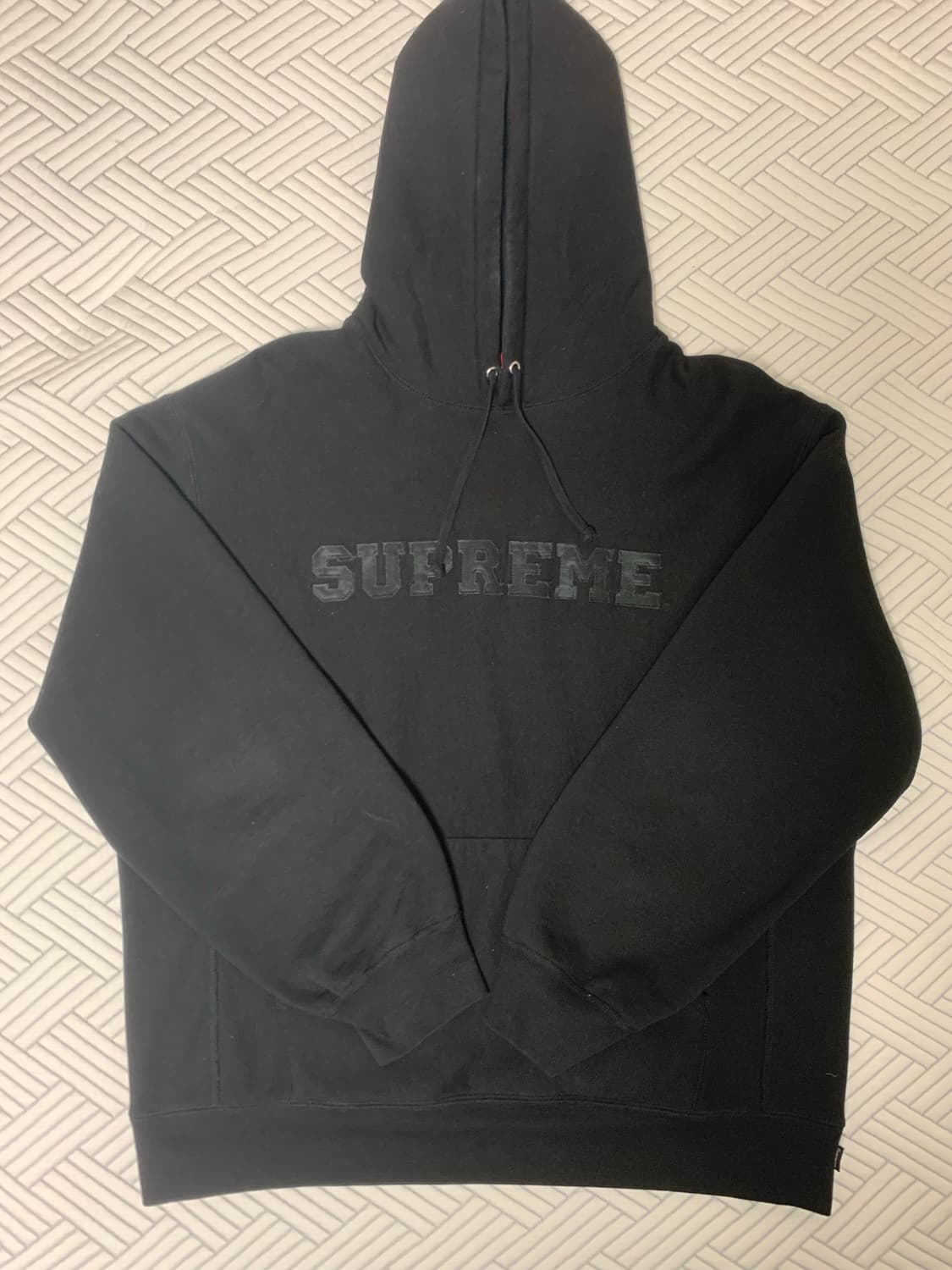 슈프림 컬리지에이트 후드 스웨트셔츠 블랙 - 24SS XL 상품이미지2