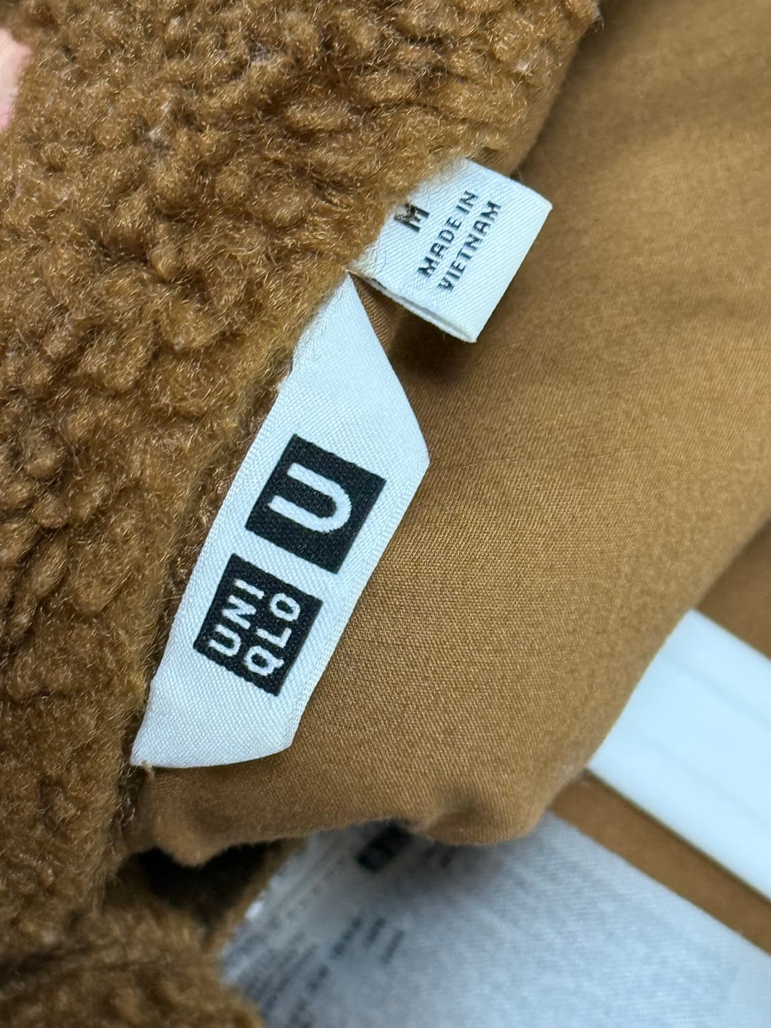 유니클로 U 뽀글이 자켓 브라운 M 상품이미지4