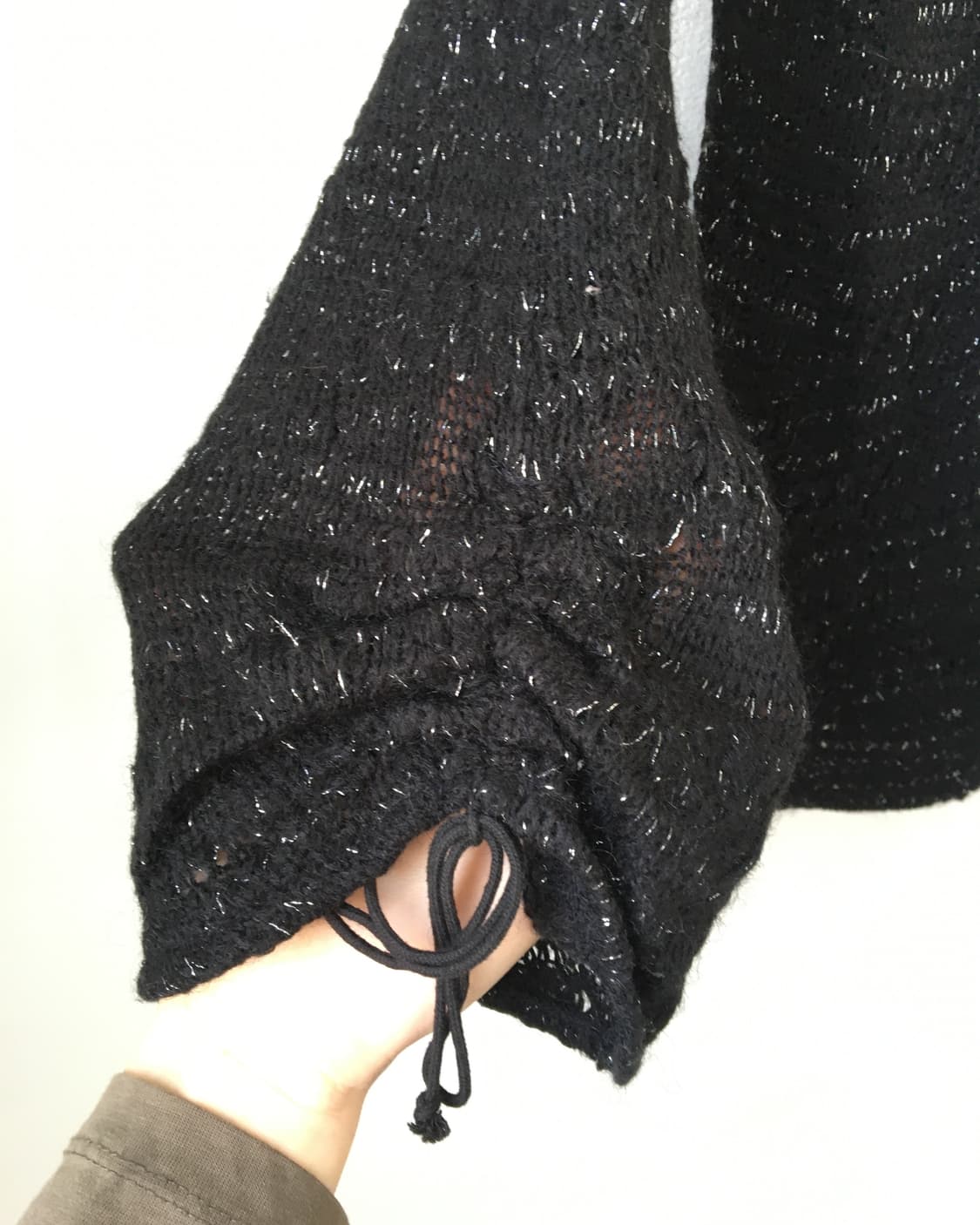 Glitter shirring point knit 상품이미지3