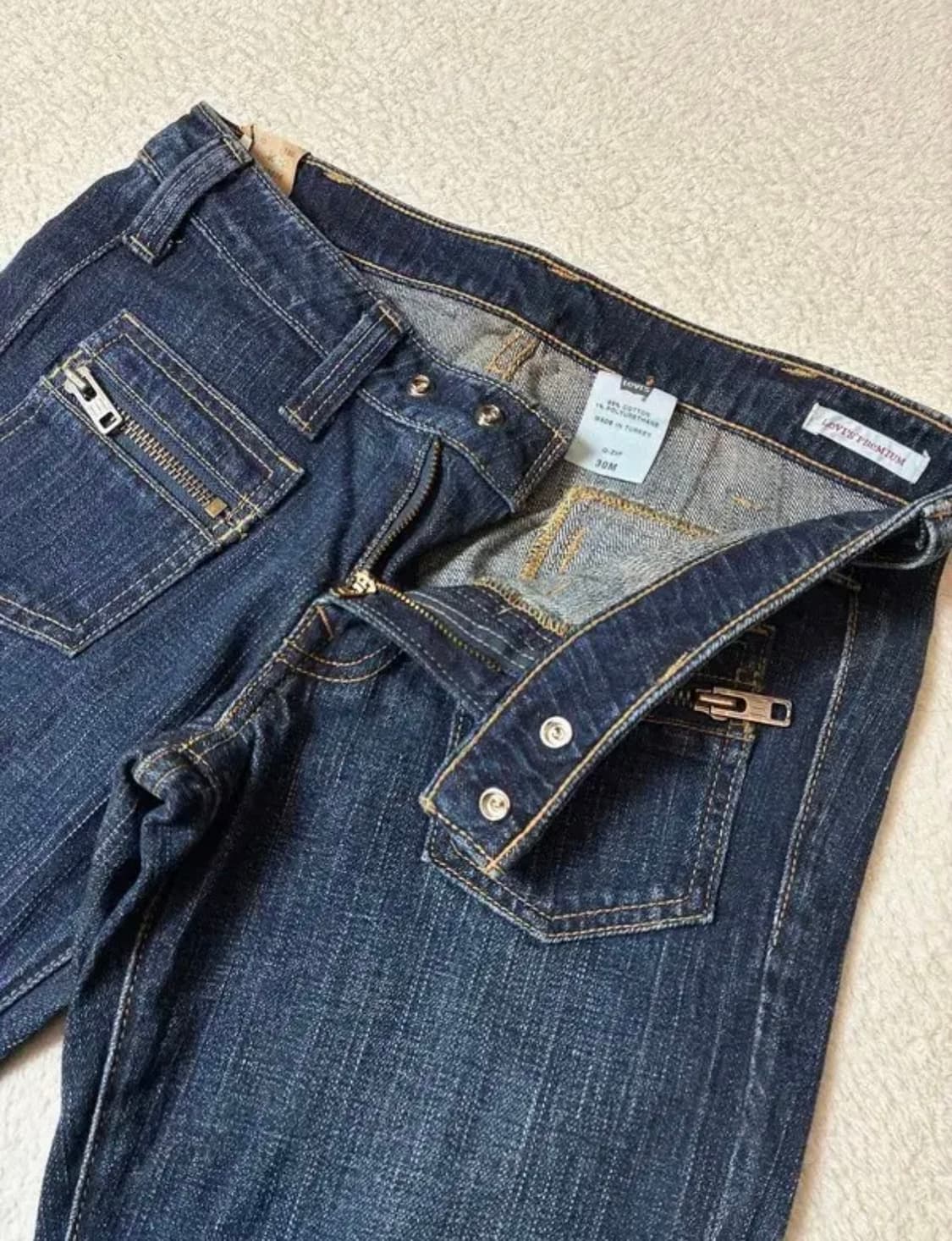 리바이스 밀레니엄 로우라이즈 부츠컷 데님팬츠 상품이미지3
