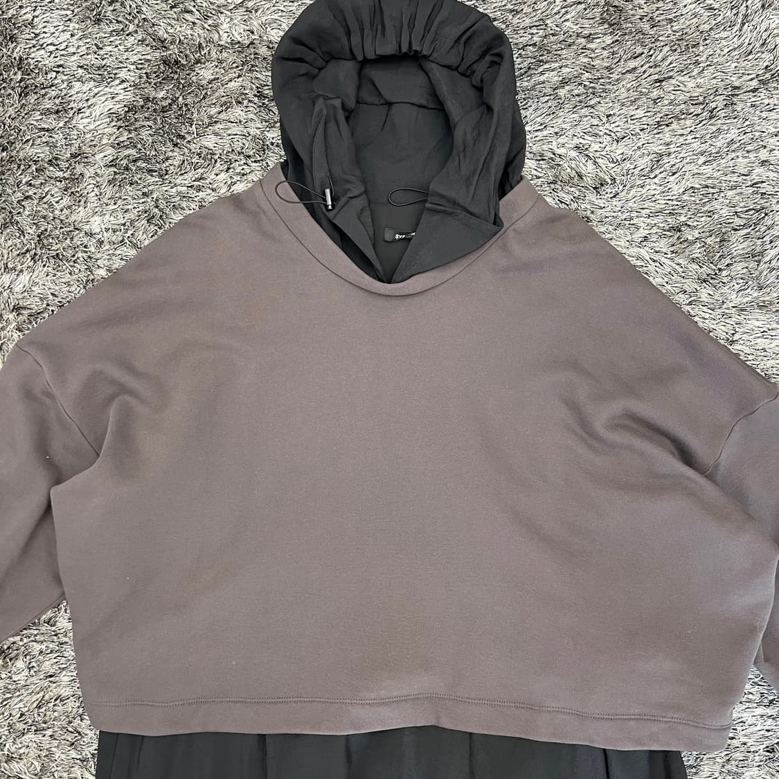 시스템 여성 후드 레이어드 원피스 (82-94-160) 상품이미지2