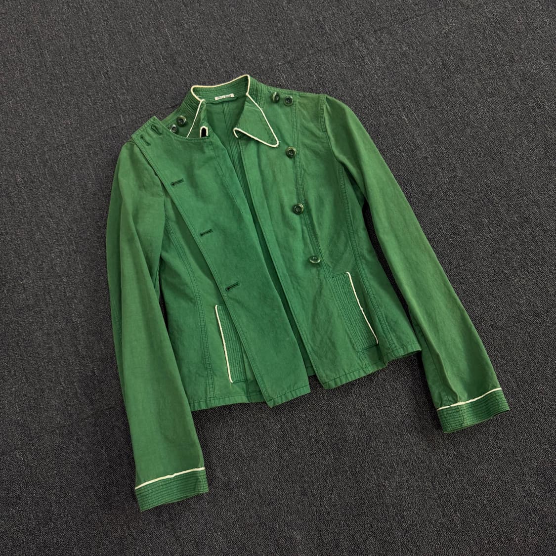 MIU MIU 미우미우 더블 브레스티드 숏 자켓 상품이미지8