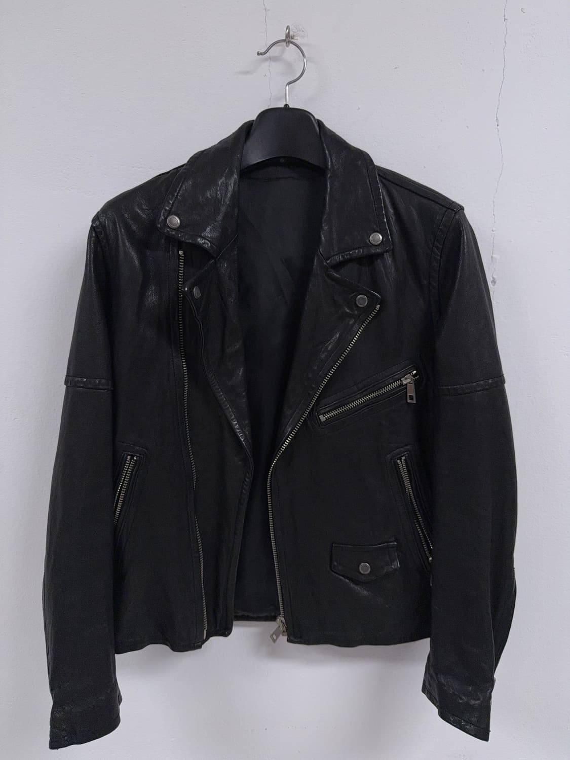 [N][100]베지터블 워싱 라이더 자켓 상품이미지1