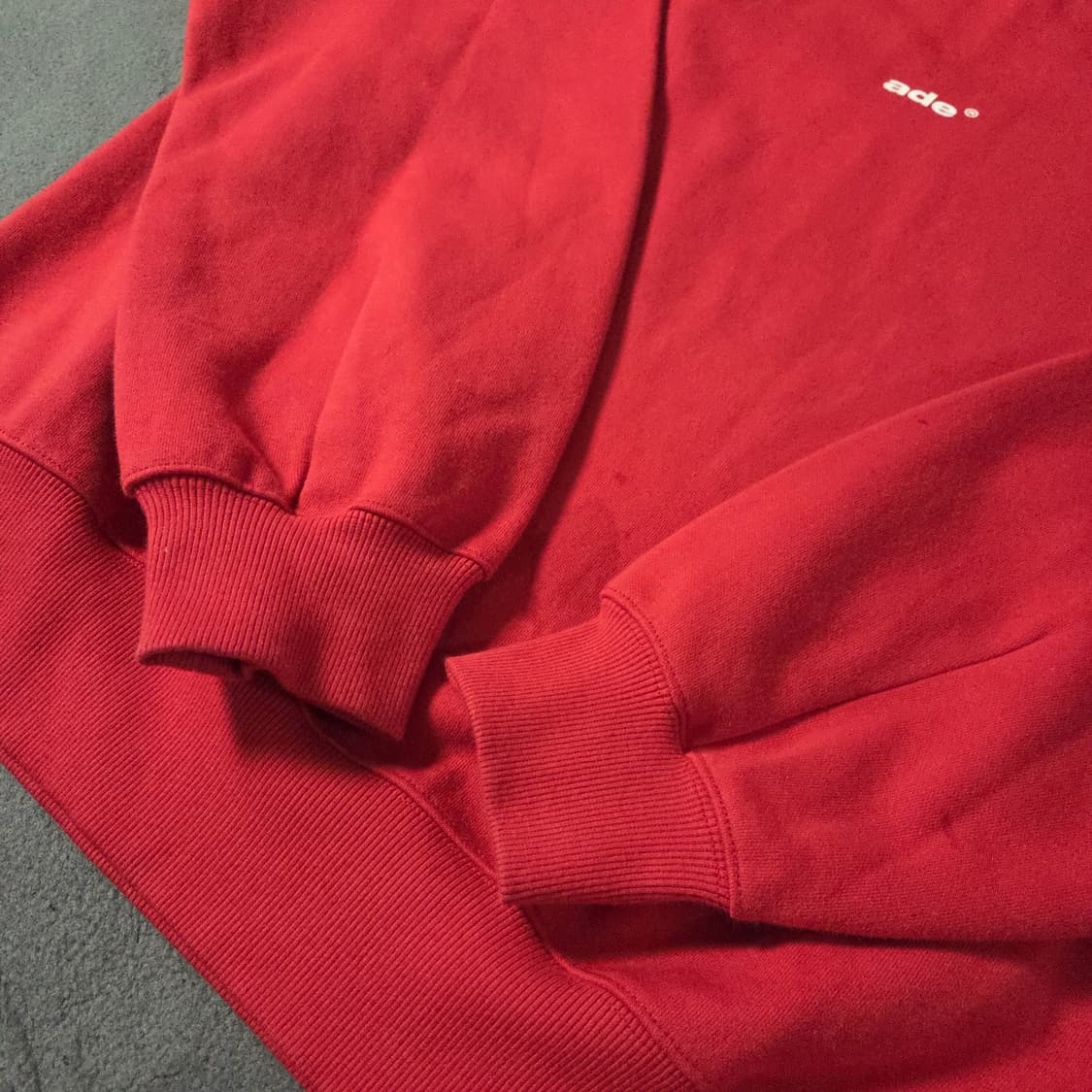 19SS 아더에러 썬더 맨투맨 3 레드 상품이미지4