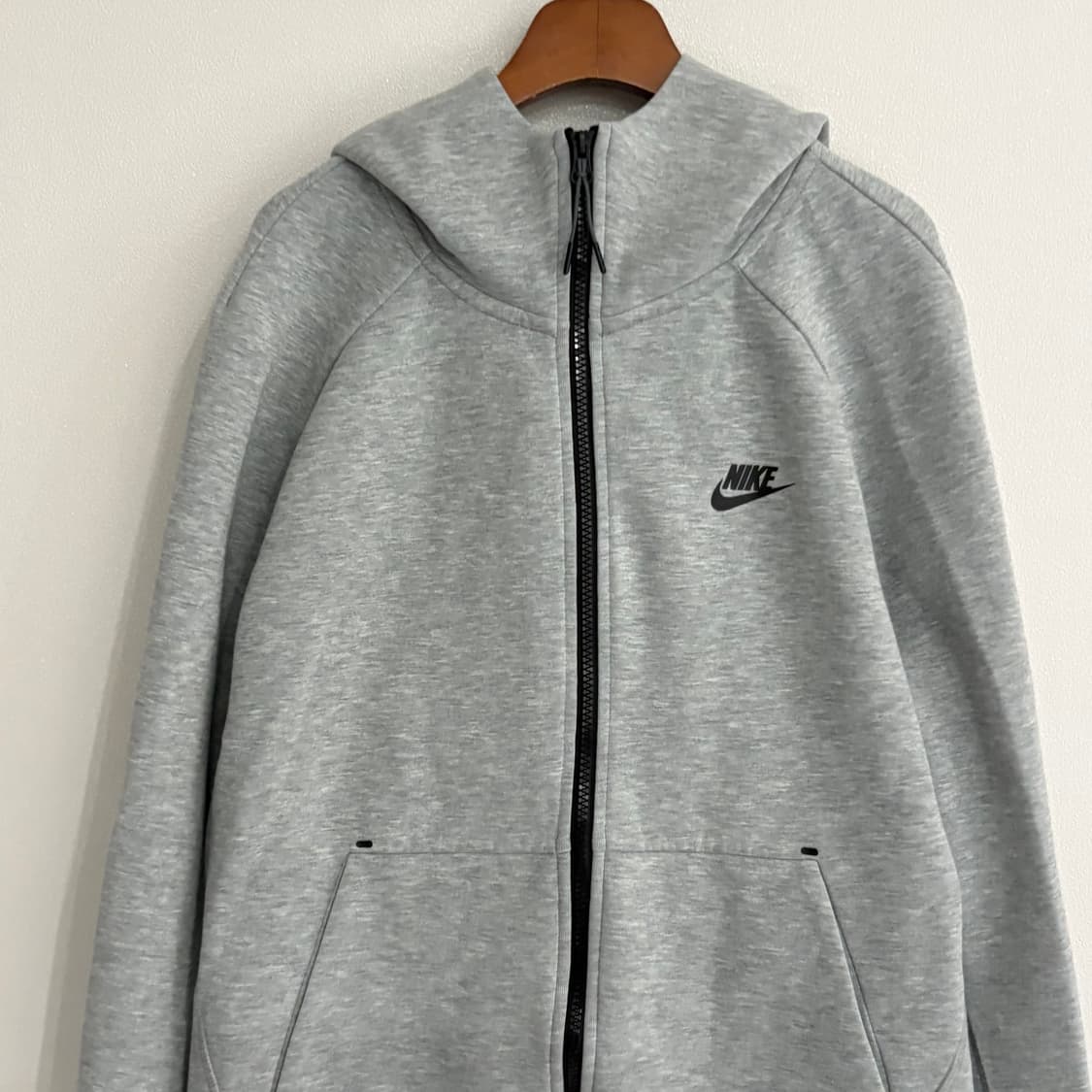 나이키 테크 플리스 풀집업 회색 XL 상품이미지3