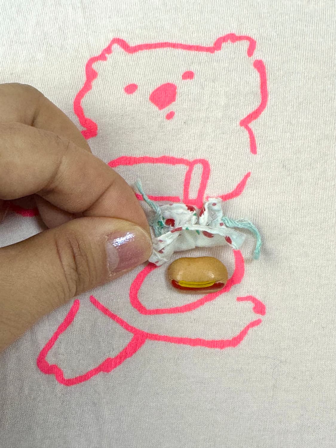 futatsukukuri 콜라보 핑크 티셔츠 키치 모리걸 러블리 상품이미지3