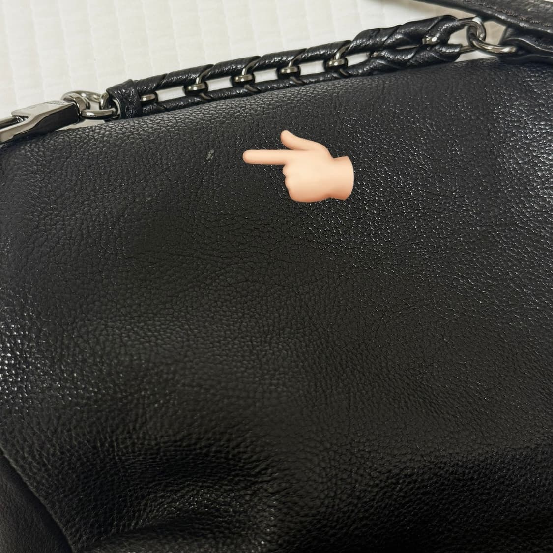 루이까또즈 블랙체인 플랩 빈티지 숄더백 상품이미지3