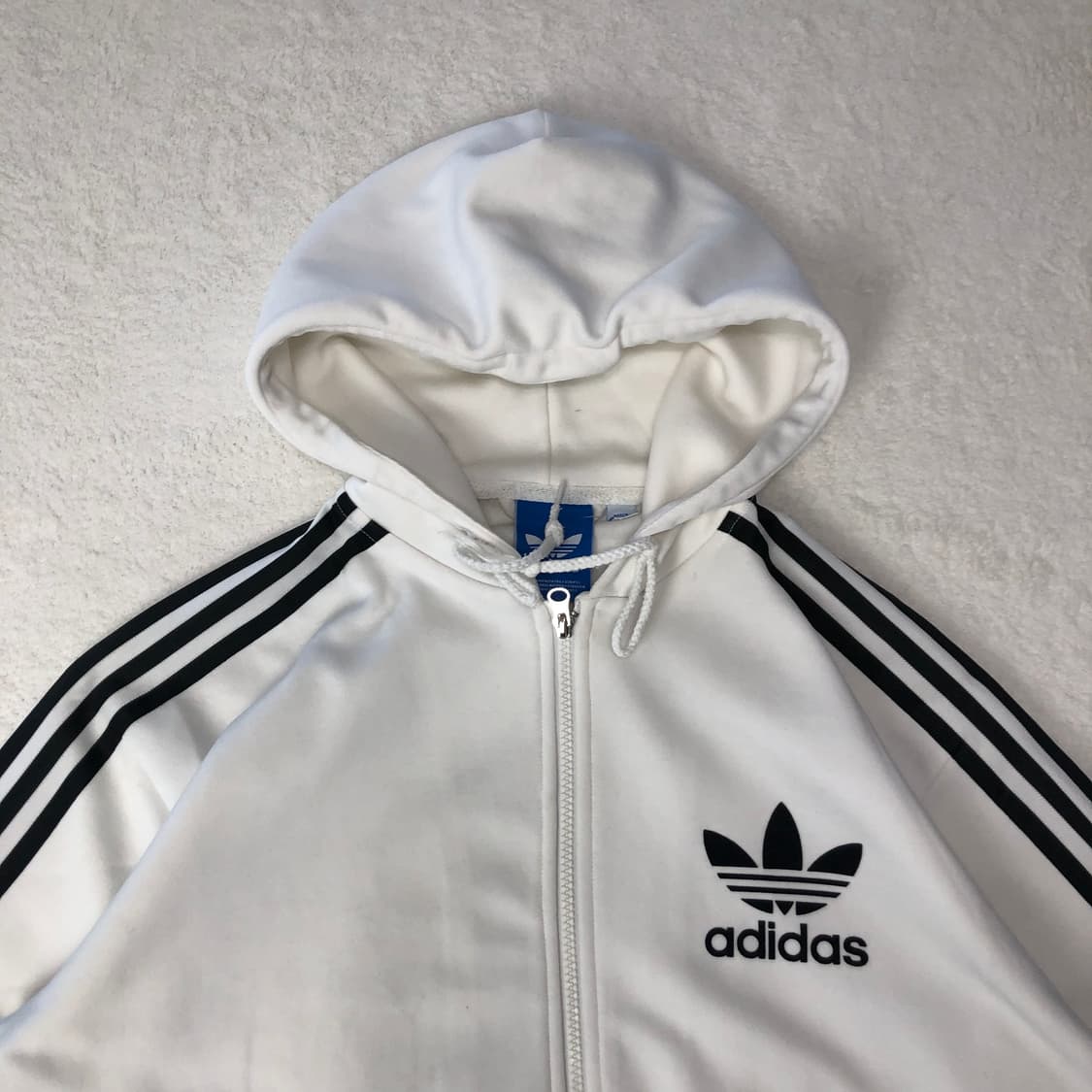 아디다스 화이트 후드져지  상품이미지3