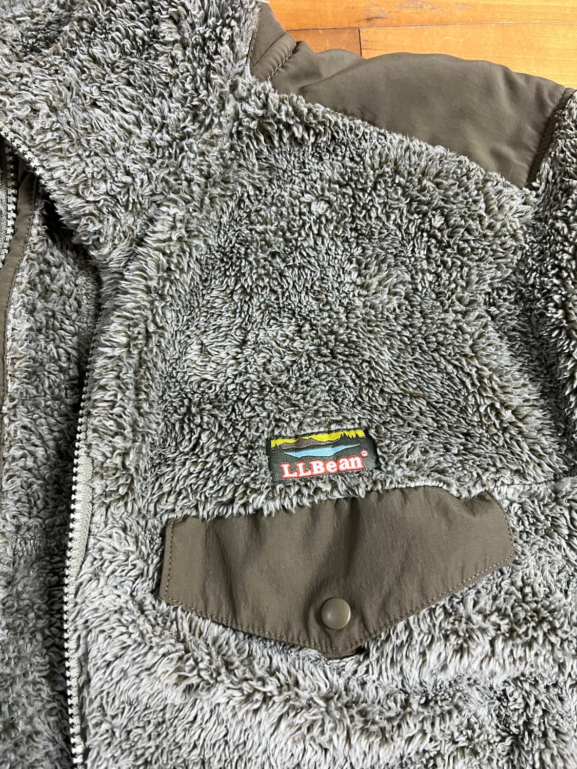 LLbean fleece zip up 엘엘빈 플리스 상품이미지2