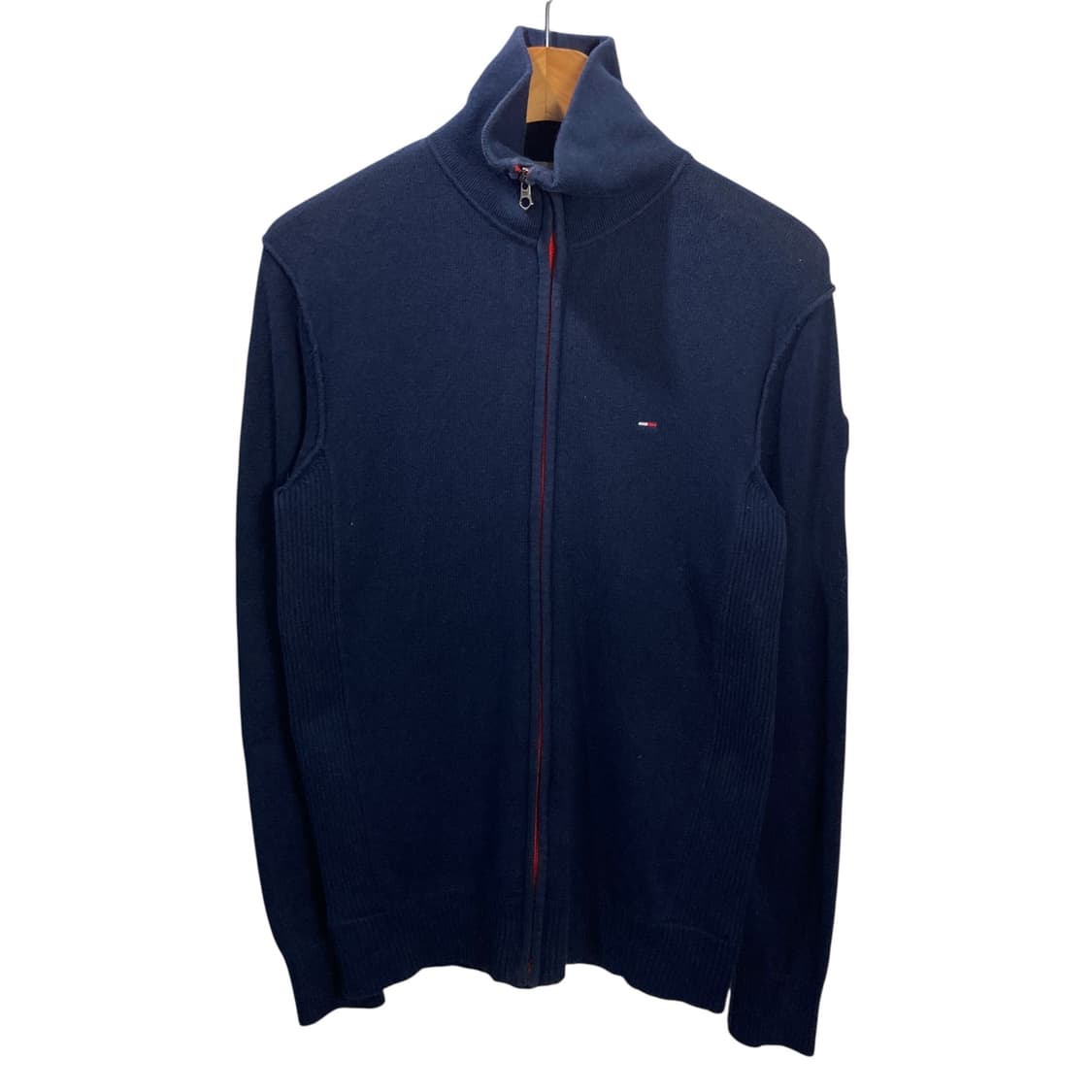 타미힐피거 네이비 니트집업 상품이미지2