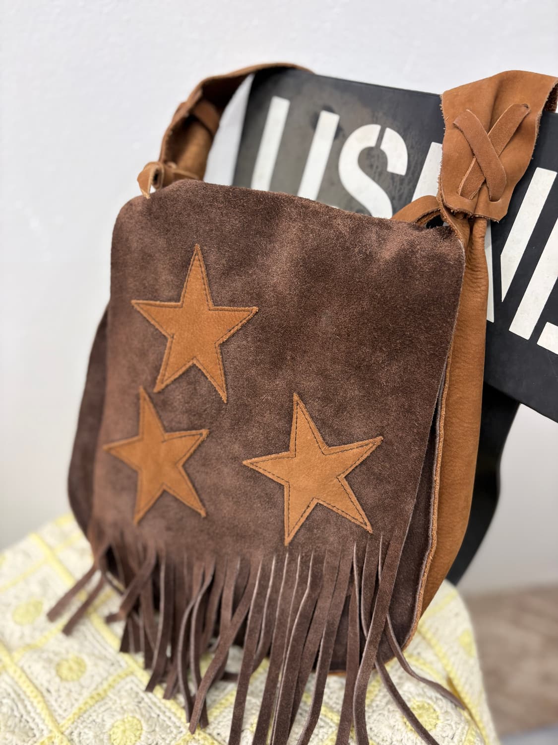 suede star cross bag 웨스턴무드 빈티지 크로스 백 JPN 상품이미지6