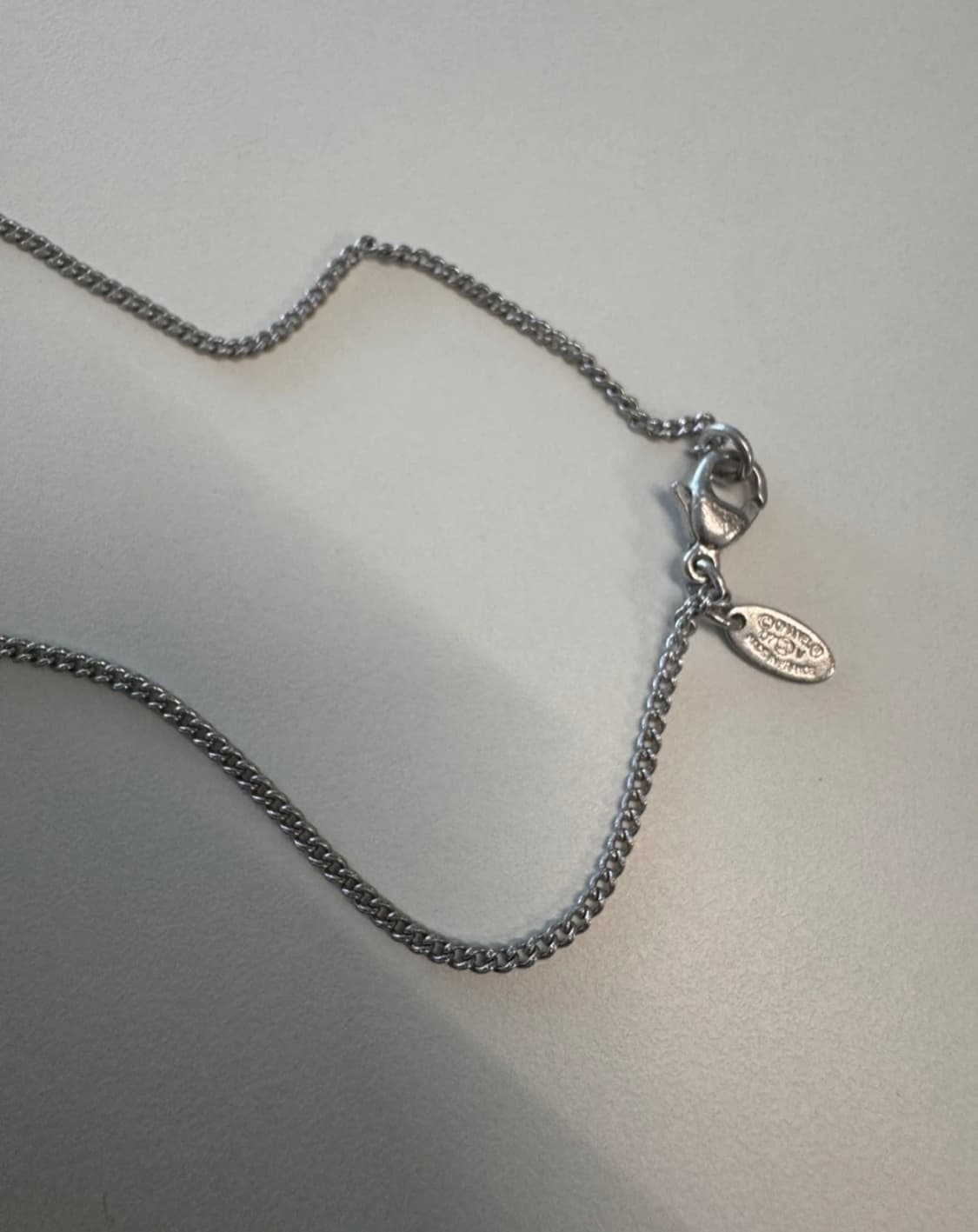 샤넬 CC 목걸이 블랙실버 상품이미지2