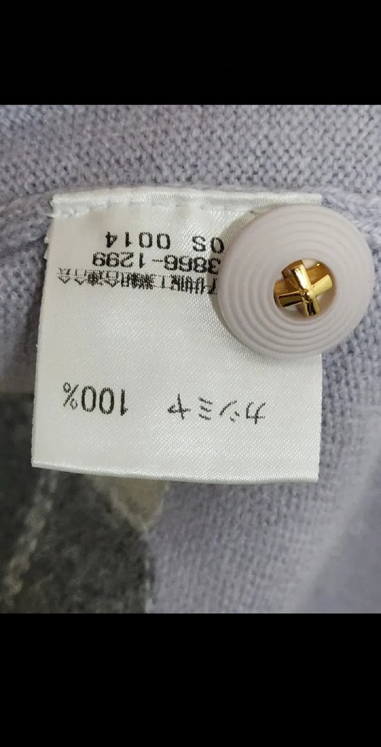 (L) 캐시미어 가디건 아가일 라운드 해외판  상품이미지4