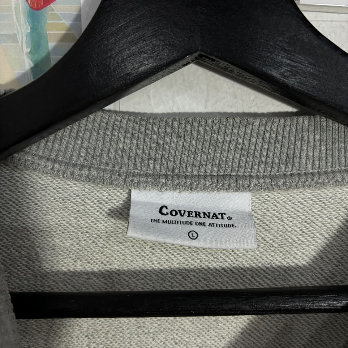 커버낫 패치로고 맨투맨 상품이미지6