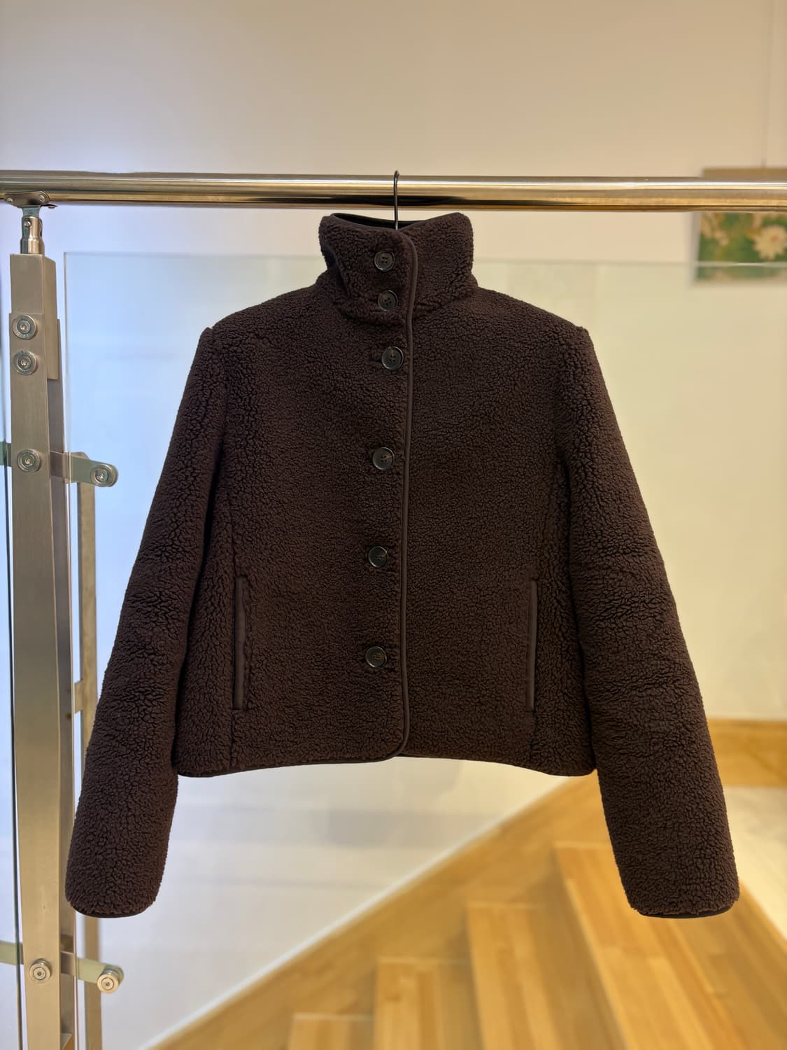 코스 퍼널넥 테디 자켓 상품이미지1