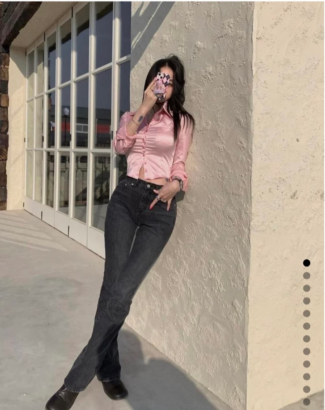 페일제이드 다크부츠컷 데님팬츠 상품이미지1