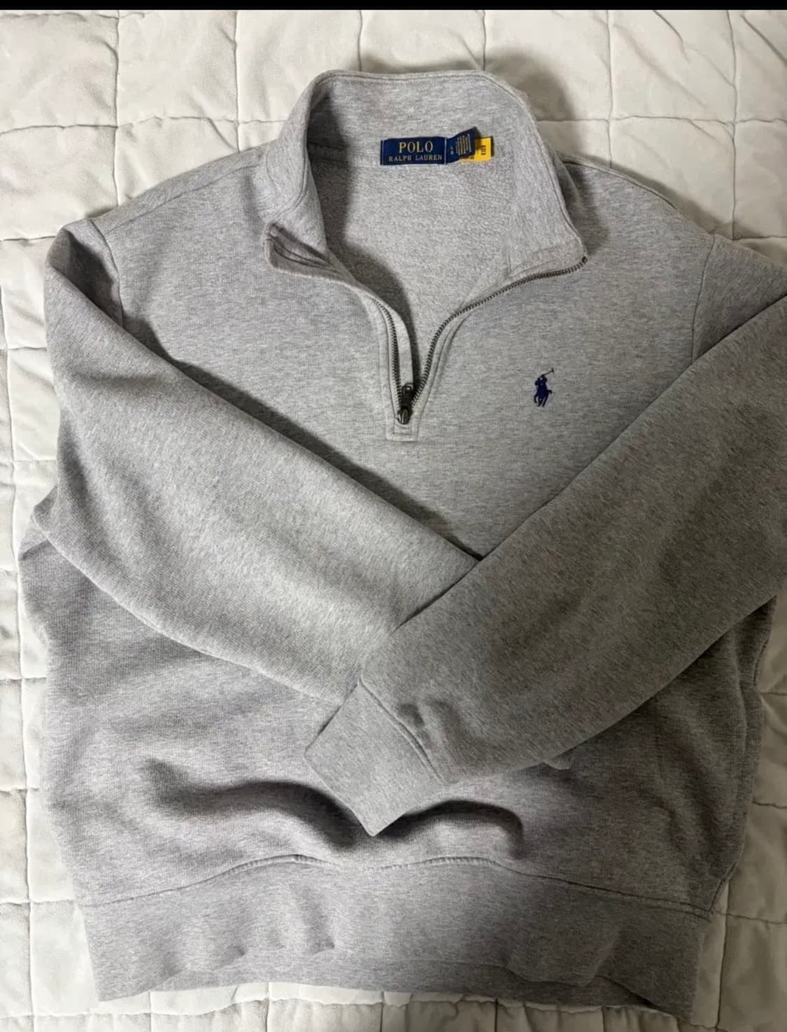 폴로 랄프로렌 플리스 반집업 맨투맨 L) QR 정품 상품이미지2