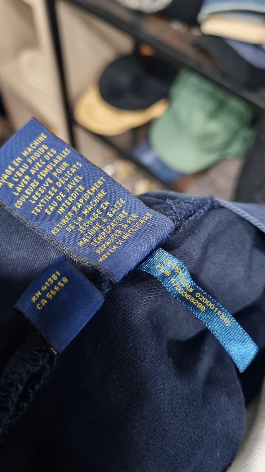 폴로 워싱 코튼팬츠 35사이즈(허리단면46) 기장96 상품이미지6