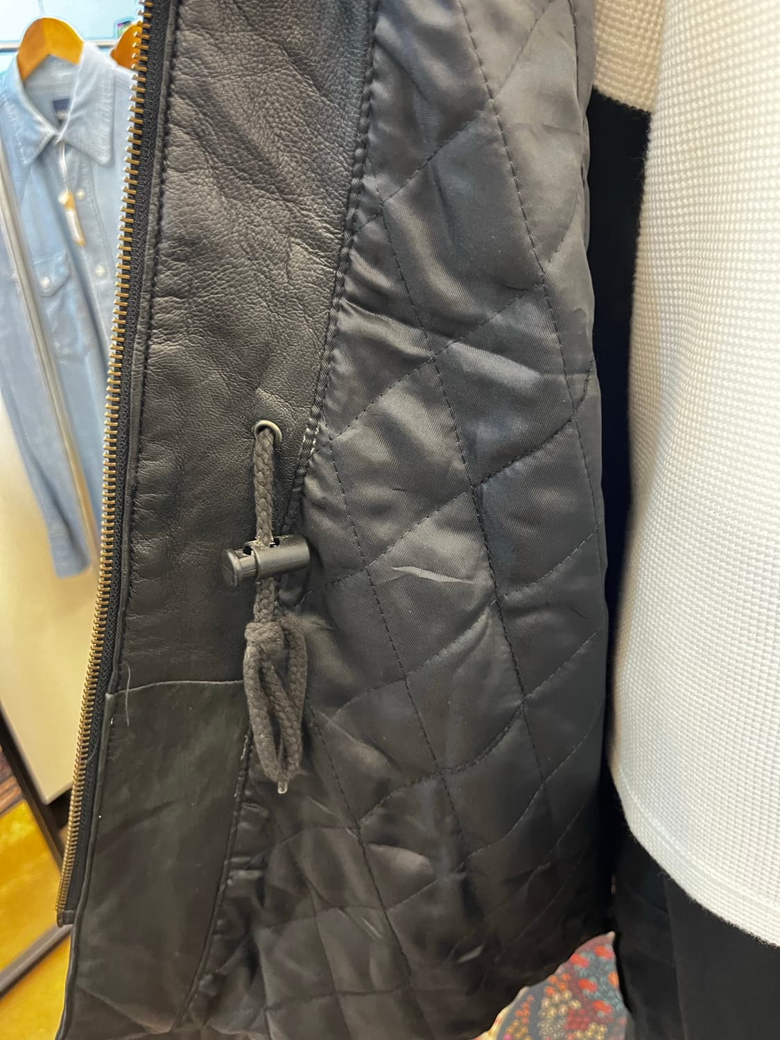 Durante 양가죽 레더 코트 상품이미지7