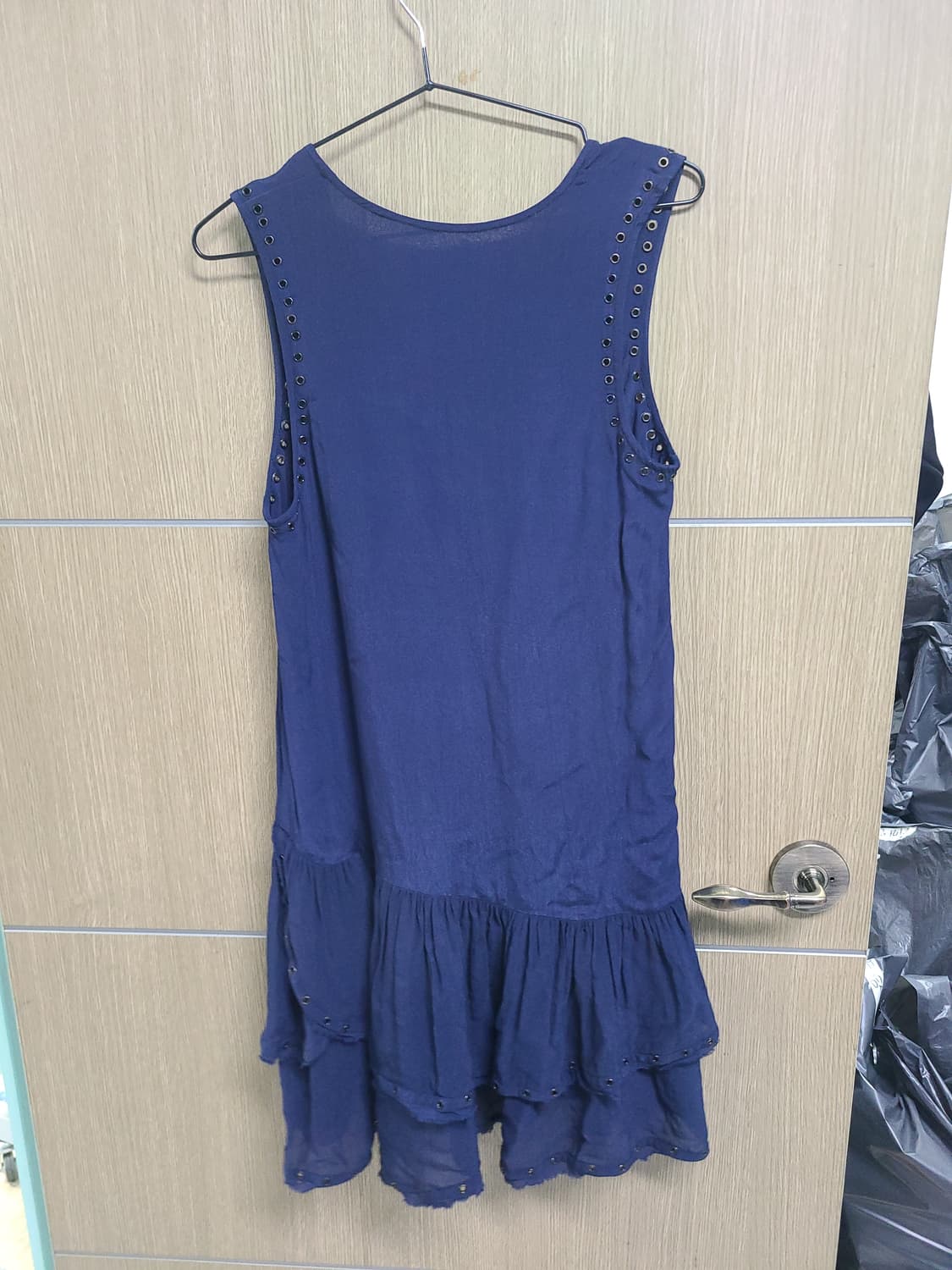 쟈딕앤볼테르 블루 민소매 원피스 상품이미지5