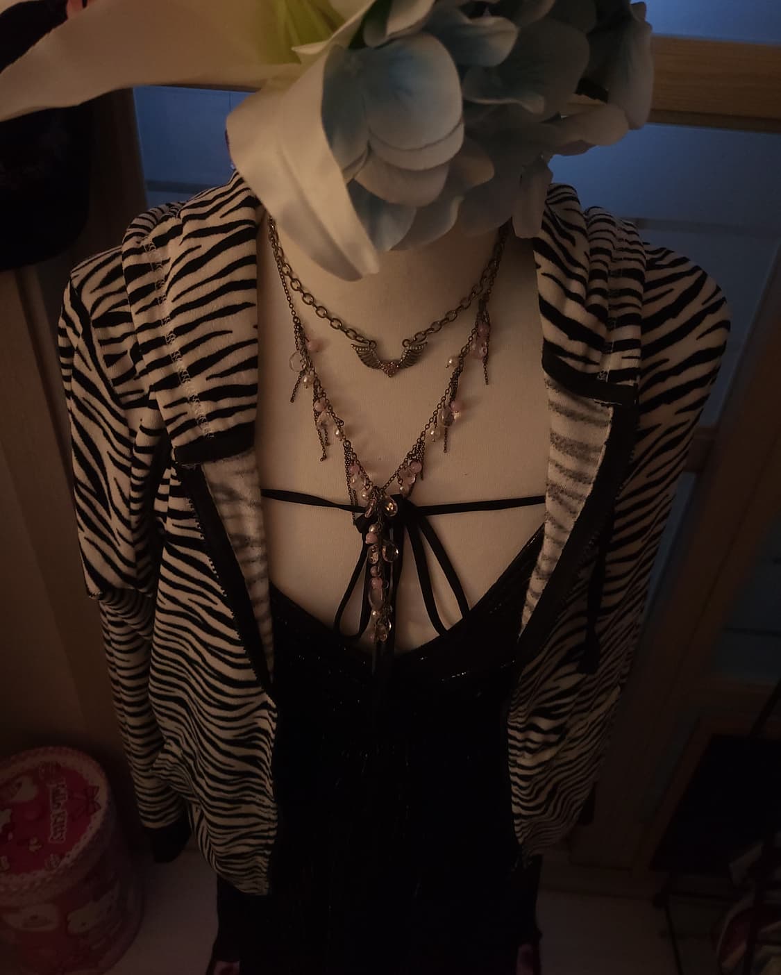 지브라 후드 집업 상품이미지5