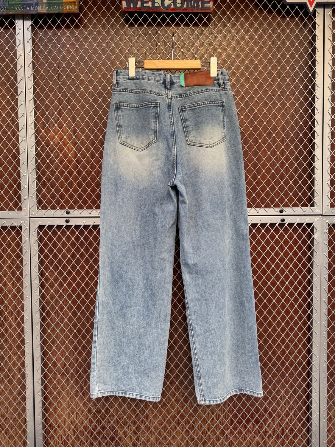 인스턴트펑크 빈티지 워싱 와이드 데님 팬츠 3 상품이미지5