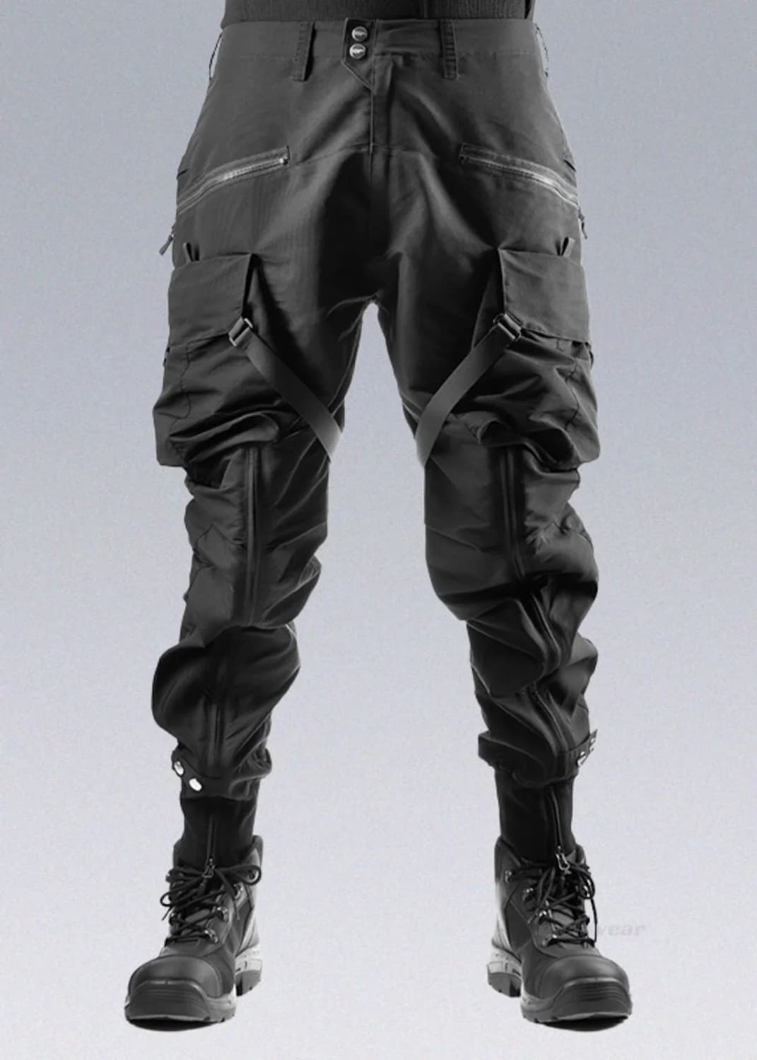 게릴라그룹 S4-PL01 블랙 팬츠 바지 s사이즈 상품이미지1