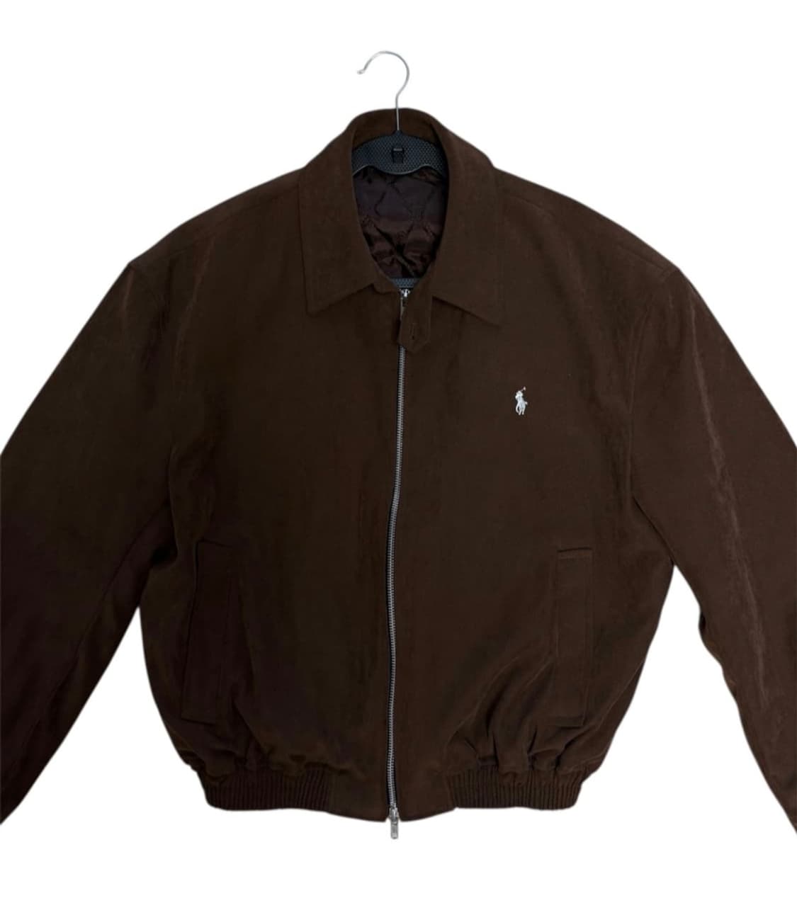 폴로 스웨이드 크롭 재킷 상품이미지1