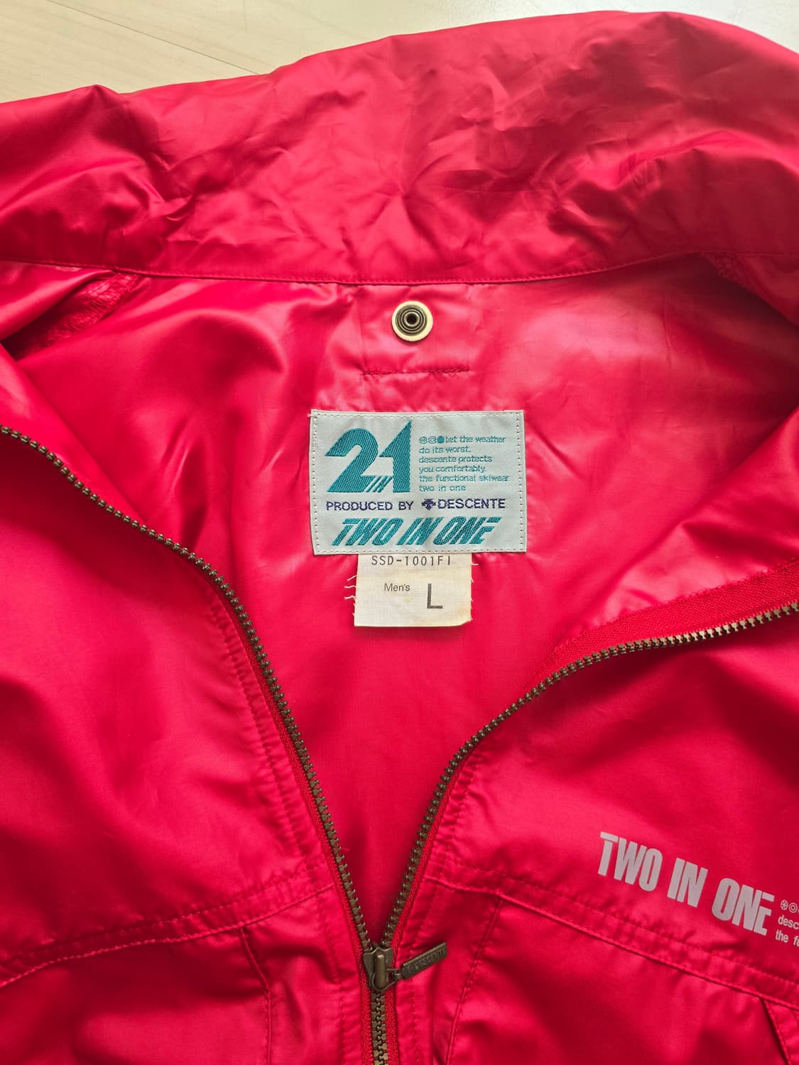 90s/JP 데상트 빈티지 재팬 스키 윈드브레이커 (박시&크롭) 상품이미지8