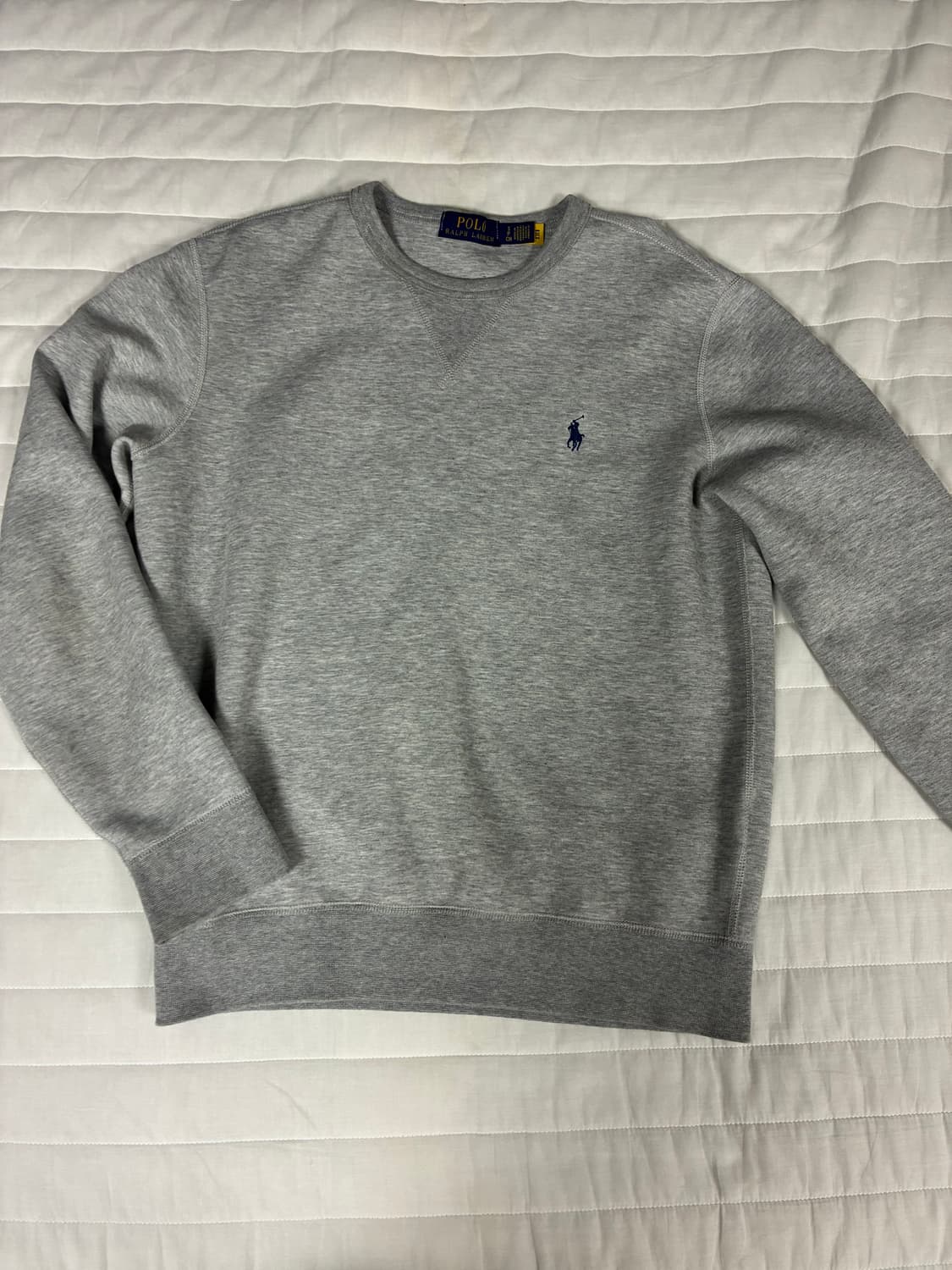 폴로 더블니트 맨투맨 S 상품이미지1