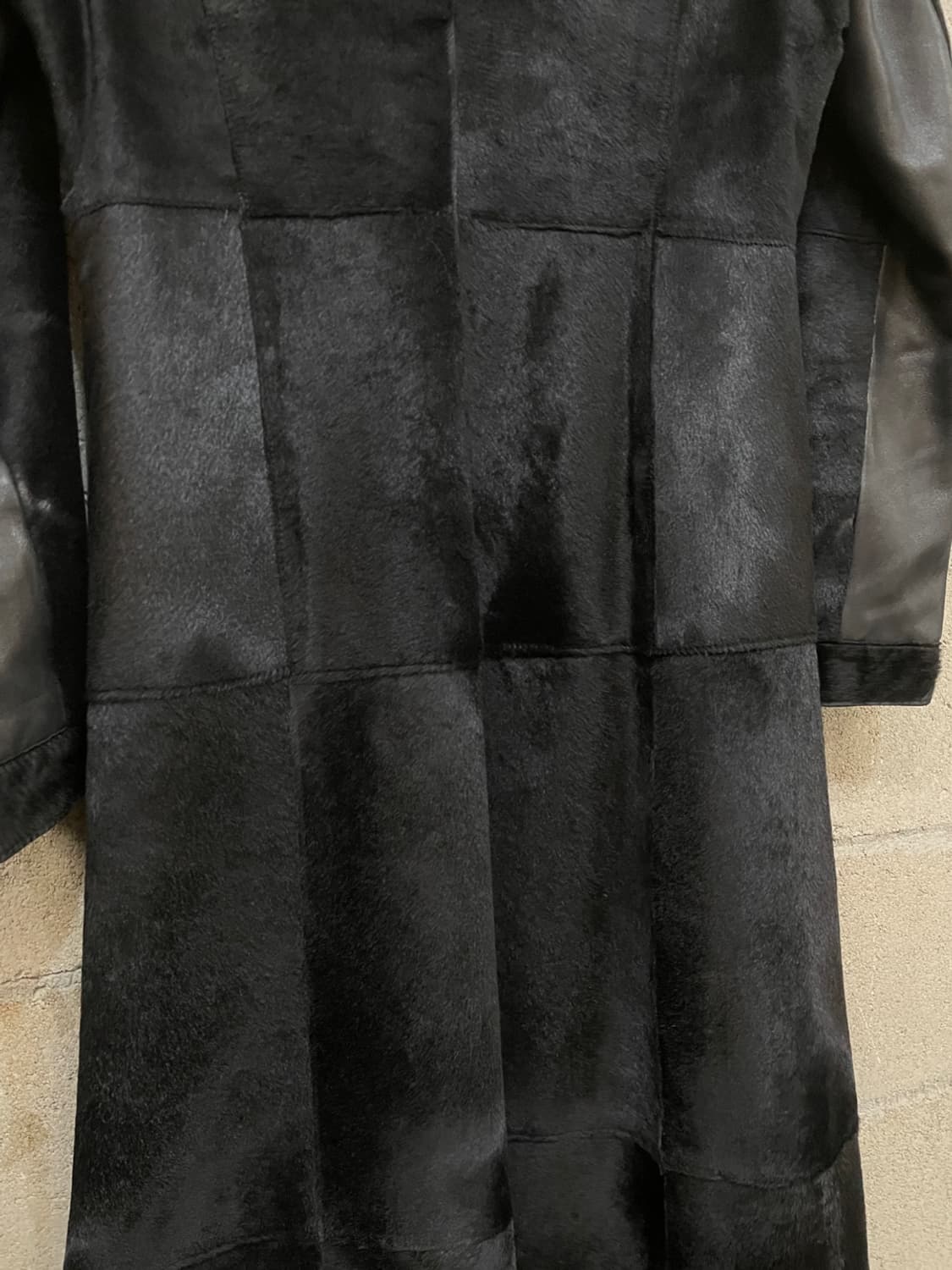 빈티지 도호 양가죽 송치 롱 코트 상품이미지9