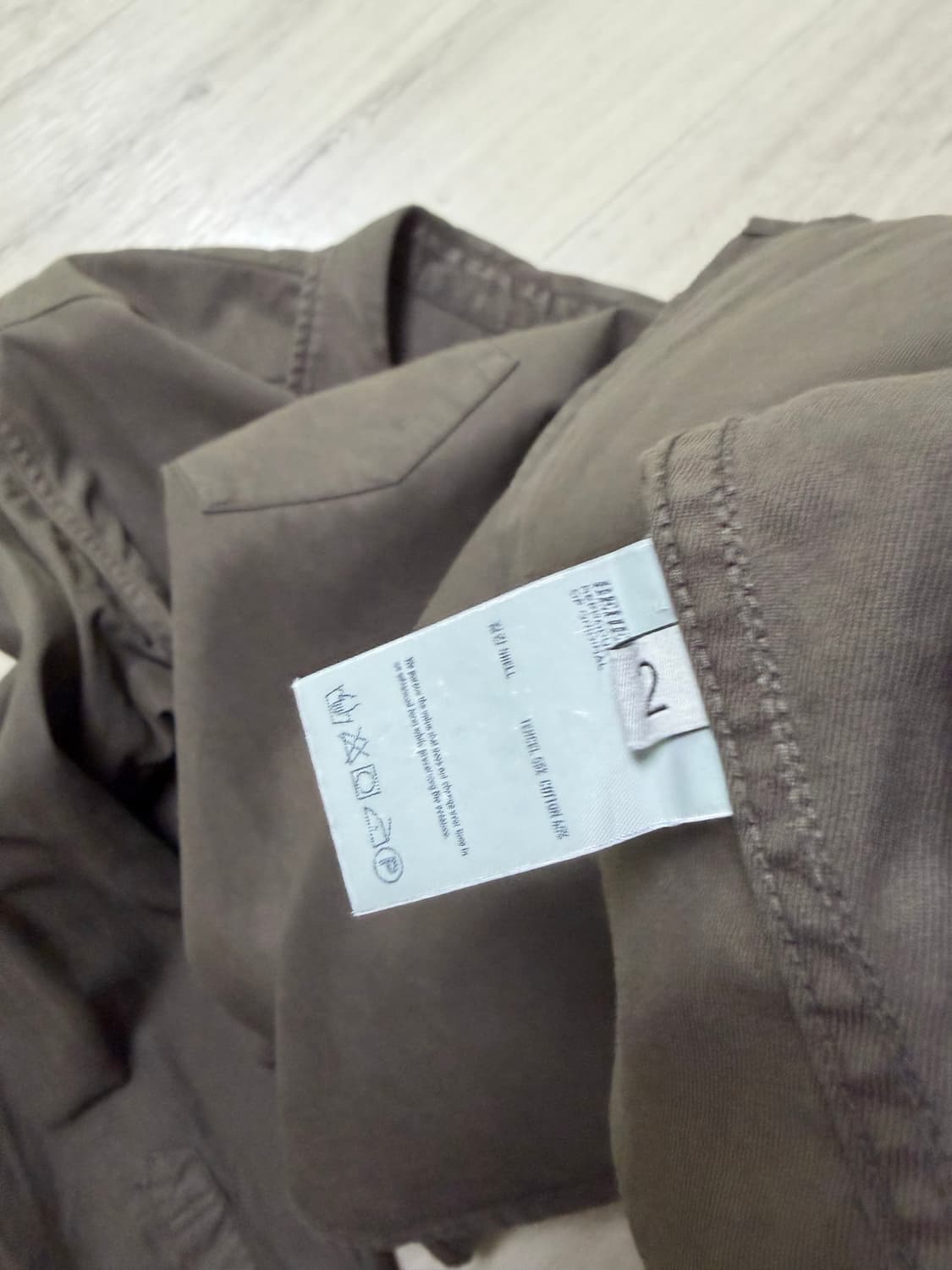 비헤비어 DYED TENCEL WESTERN SHIRTS 브라운 2사이즈 상품이미지4