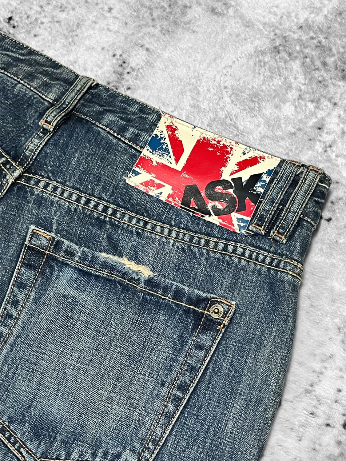 (ask) y2k punk graphic denim  상품이미지8