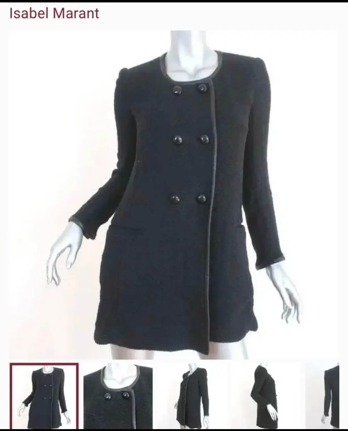 이자벨 마랑 울 롱 자켓 상품이미지1