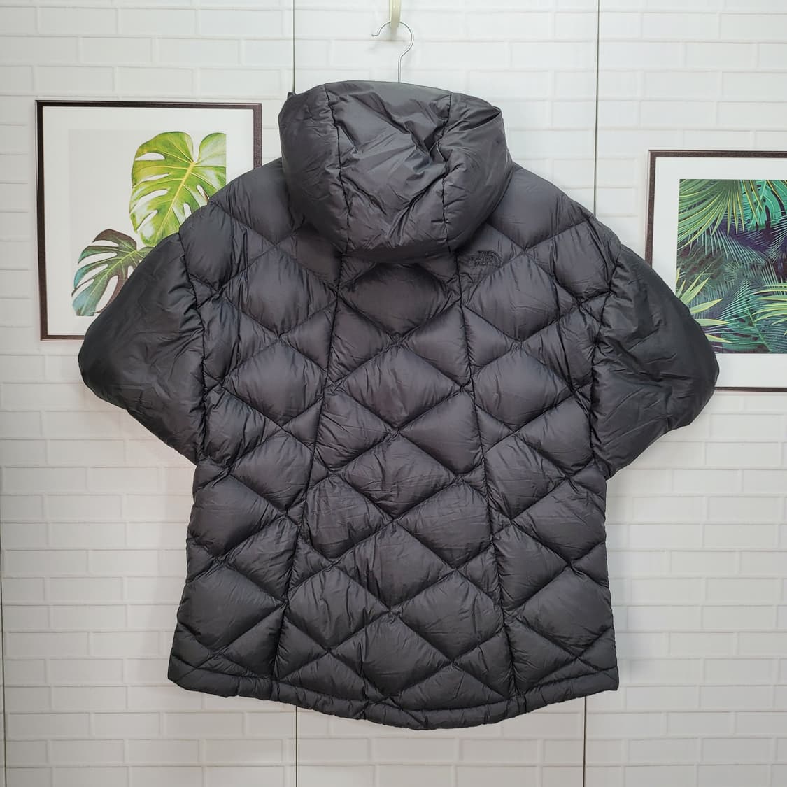 노스페이스 550필 구스다운 파노던 케이프릿 숏 패딩 자켓 L사이즈 상품이미지6