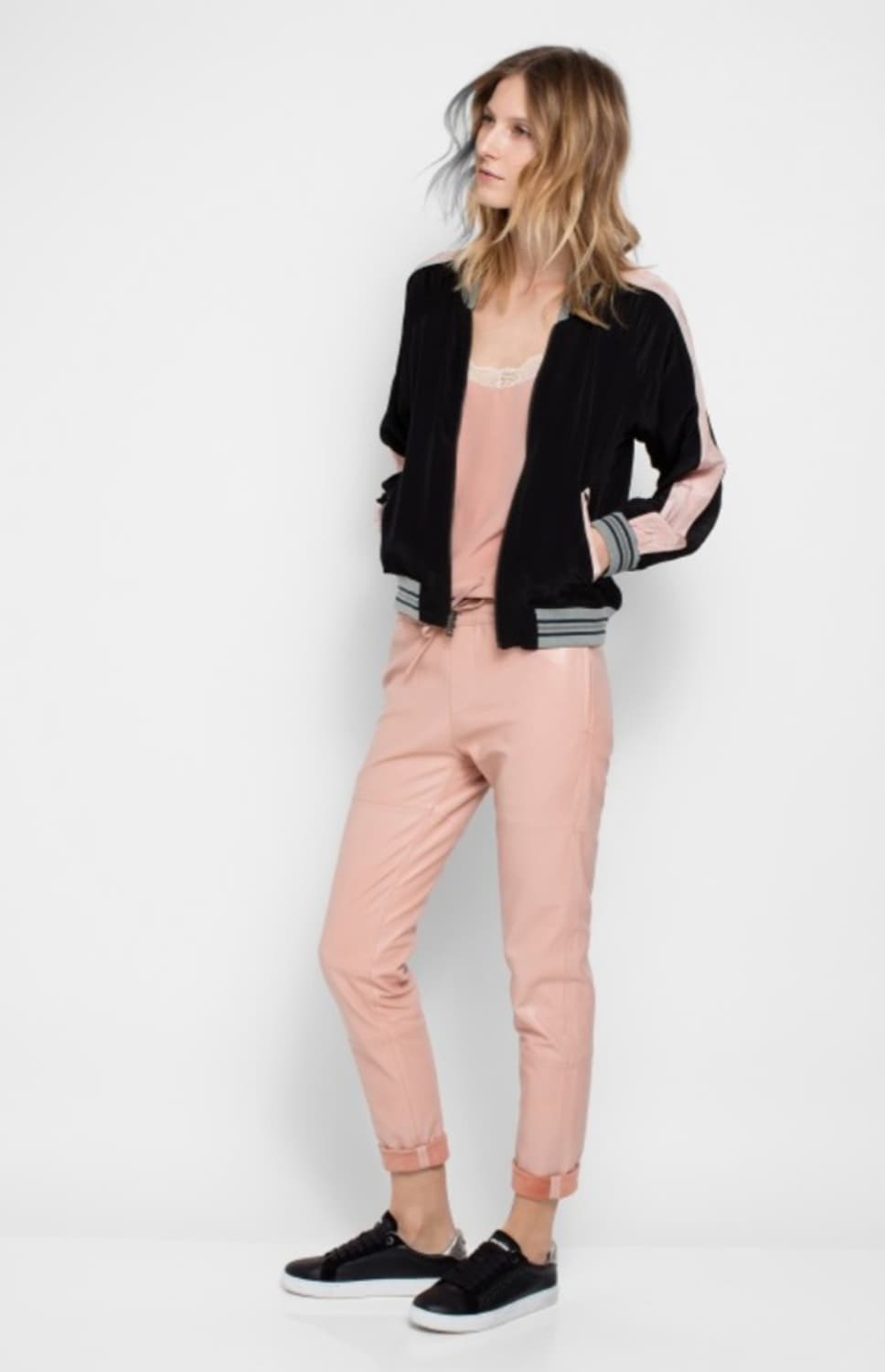 패턴 봄버 자켓 양면 상품이미지10