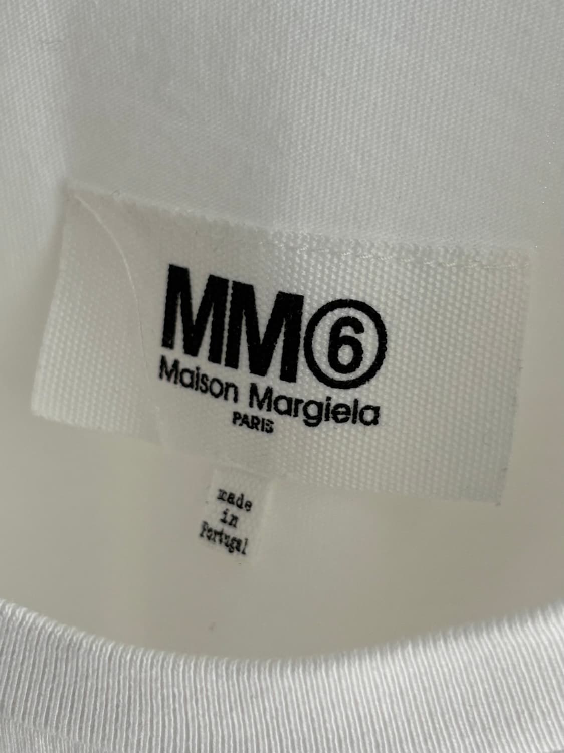 MM6 메종 마르지엘라 화이트 핀턱 디테일 반팔  상품이미지2