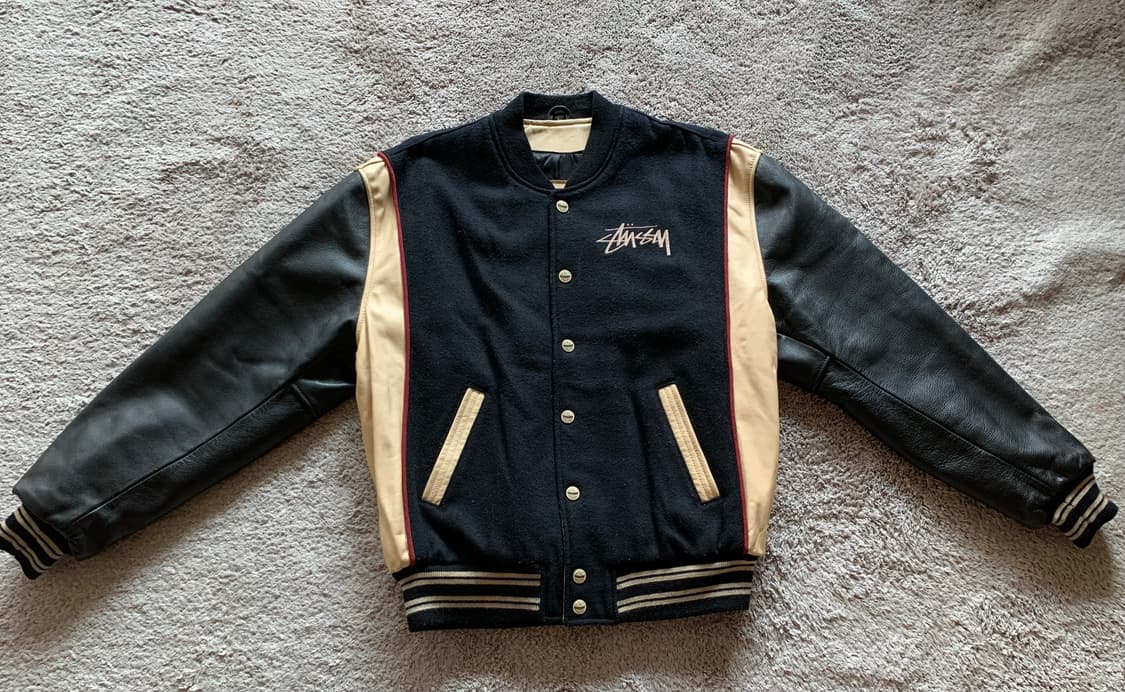 old stussy 스투시 ss coupe 바시티 자켓 L사이즈 상품이미지2