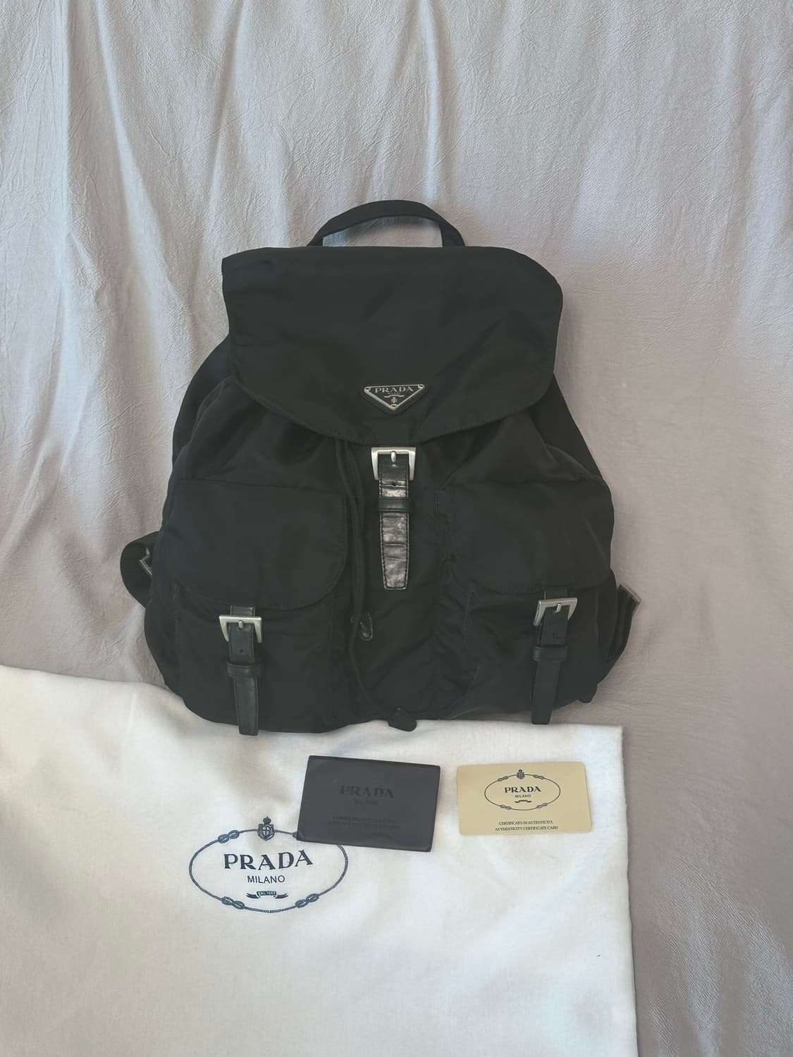 프라다 투포켓 포코노 나일론 백팩 미디엄 상품이미지1